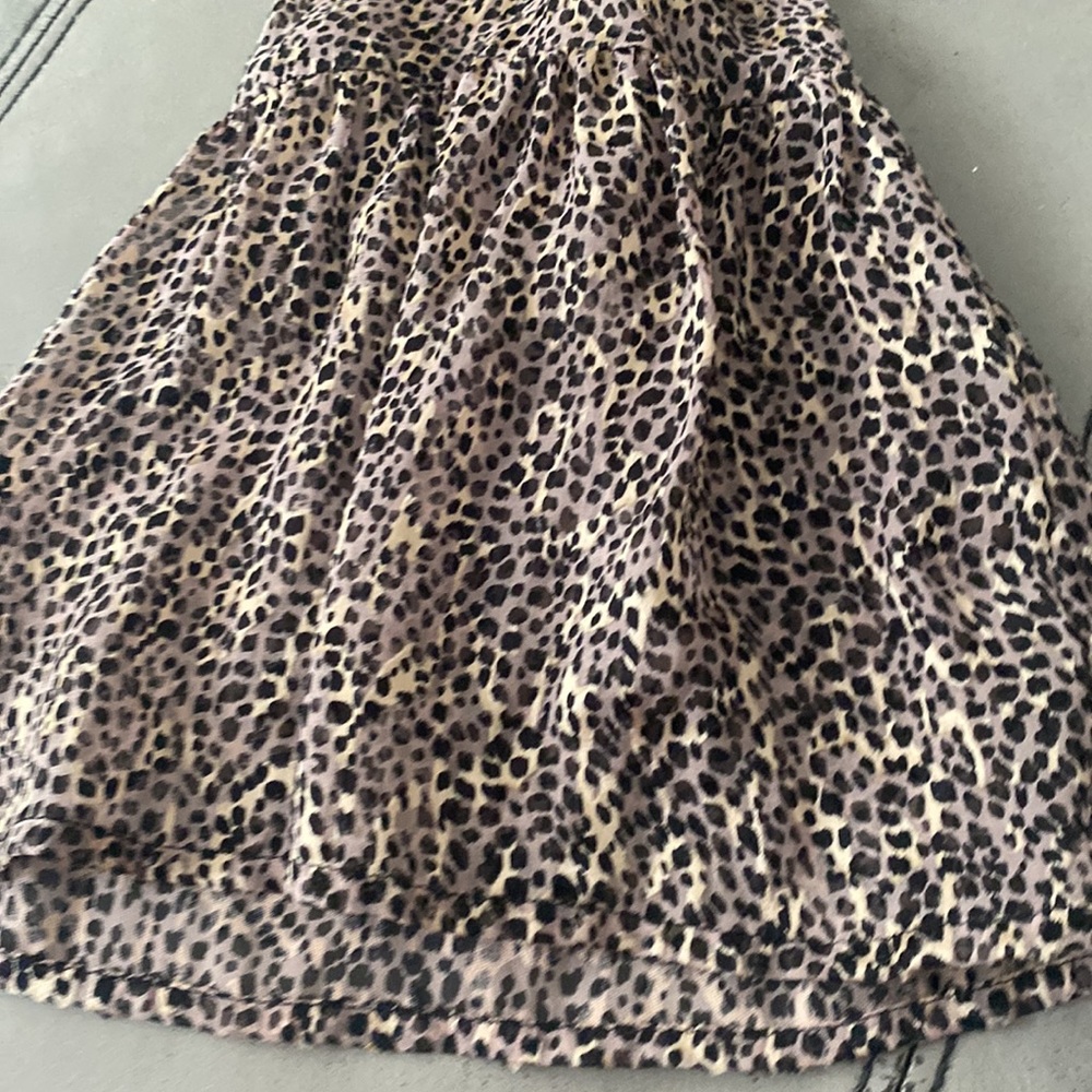 For Love & Lemons Leopard Print Sheer Silk Dress💜🖤💜 - Picture 5 of 9